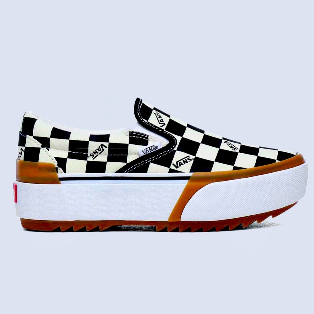 Vans Classic Slip-On Stacked Checkerboard
Sneakers. Unisex: Men’s 7/Woma…